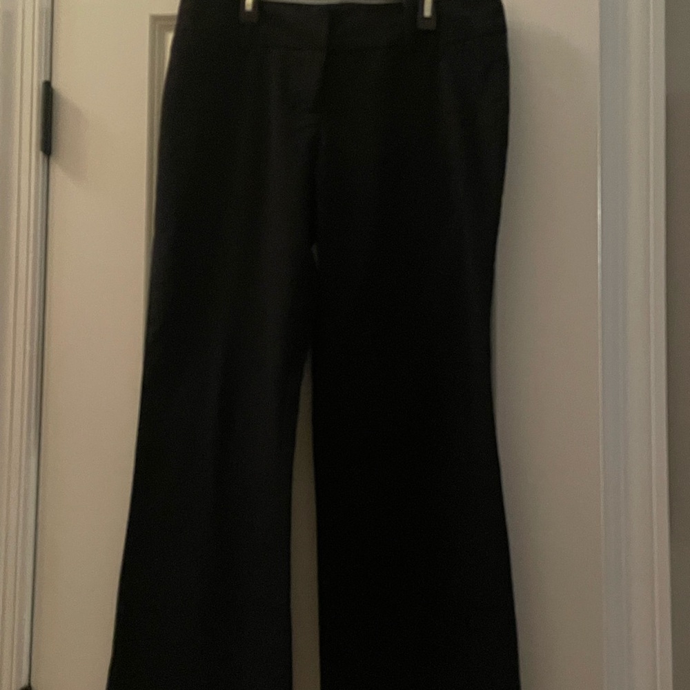 Elegant Black Wide Leg Women's Pants